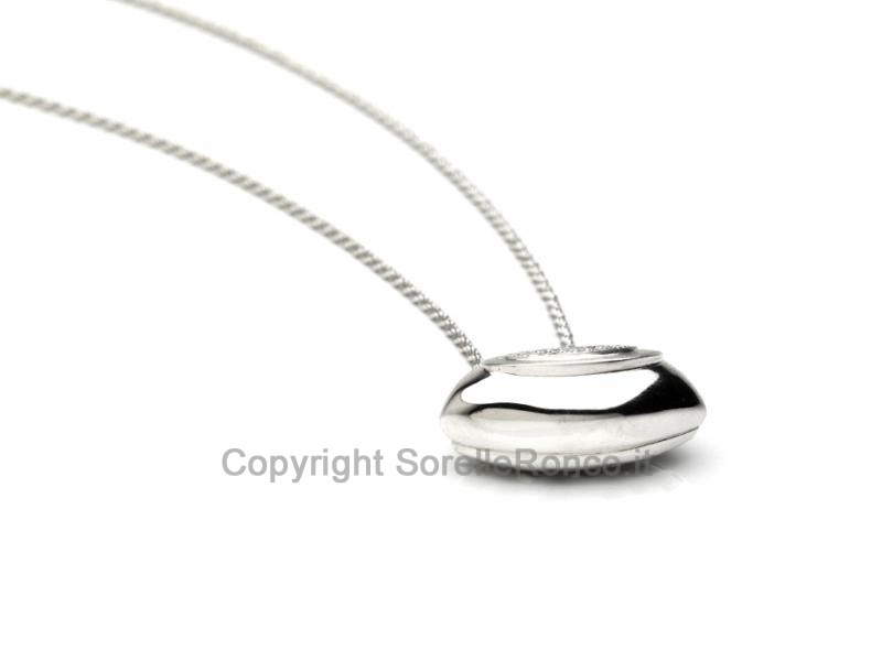 COLLANA CON PENDENTE DIAMANTI 0.13 CT